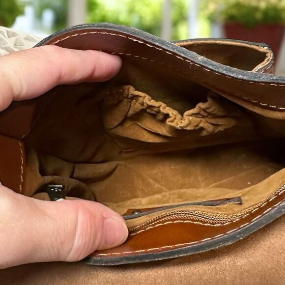 Patricia Nash Anthropologie Cascina Small Crossbody Vintage Victorian Rose NWT - Picture 10 of 16